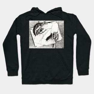 Escher Drawing Hands Art Poster 1948 Imp-Art Surreal Poster Hoodie